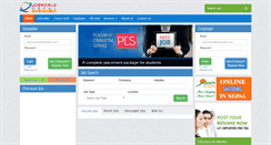 Desktop Screenshot of jobworldnepal.com