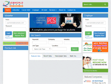 Tablet Screenshot of jobworldnepal.com